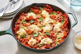 lasagna in a skillet
