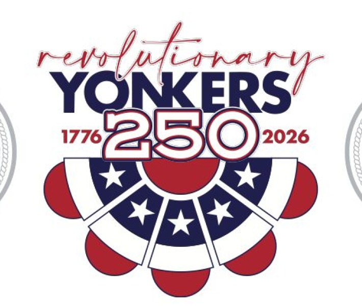 City of Yonkers logo celebrating 250th anniversary of the American Revolution