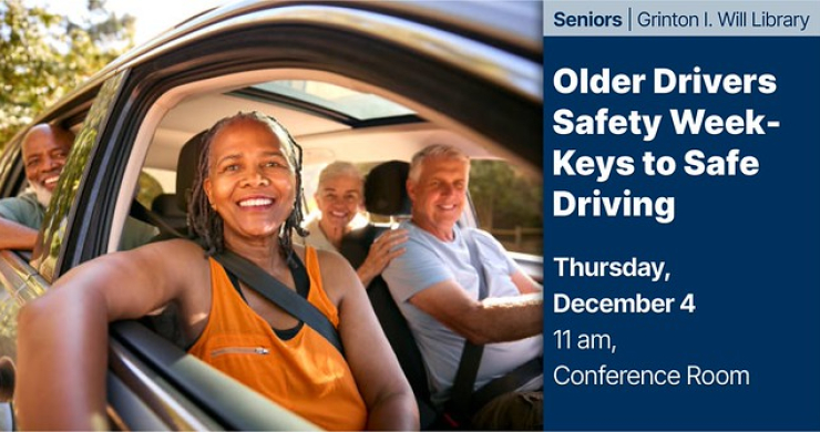 safe driving for older drivers will library dec 4 11am