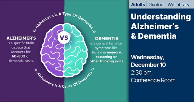 alzheimers and dementia dec 10 will library