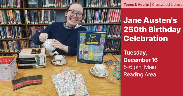 jane austens birthday crestwood dec 16