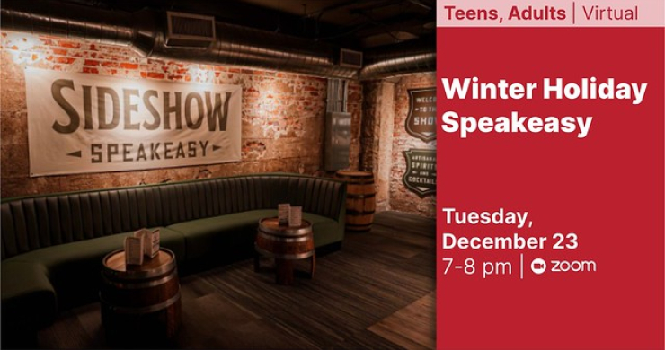 winter holiday speakeasy virtual dec 23