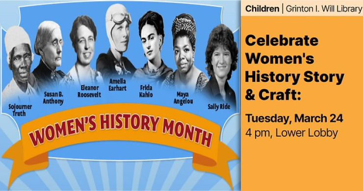 womens history story and craft will library march 24