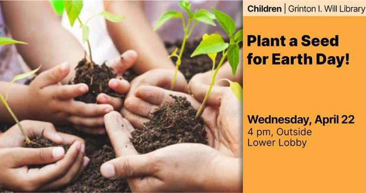 earth day april 22 will library 4 pm