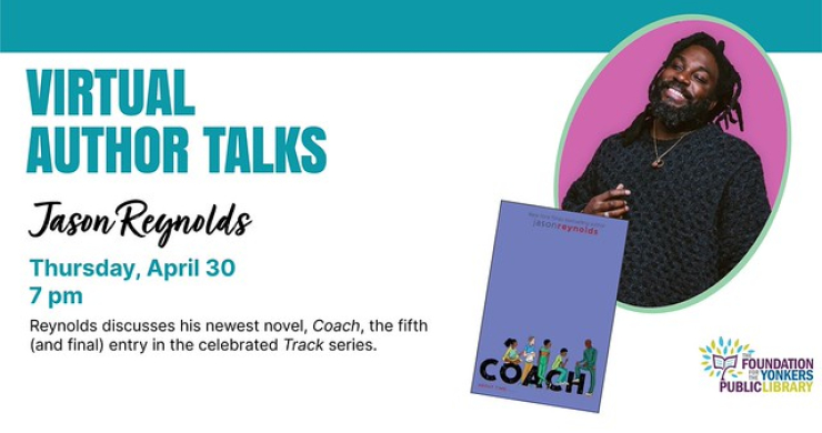 virtual author talk jason reynolds april 30 7pm